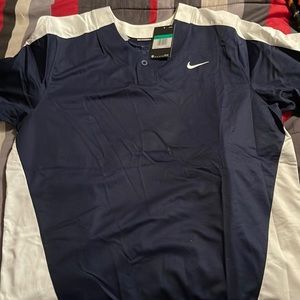 Nike baseball - 1 button jersey - Navy Blue